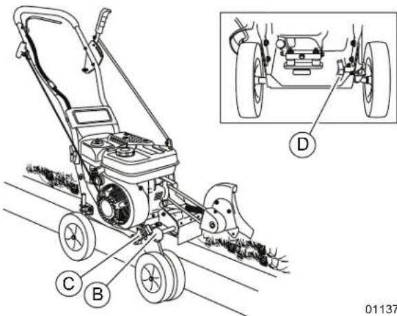 Generac GC8000E - Adjusting Wheel Height for Curbs - 1