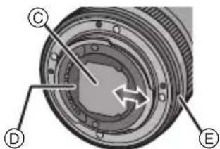PANASONIC Lumix HF008E - Prepare the filter. - 2