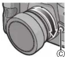 PANASONIC Lumix HF008E - Turn the lens rear cap to detach it. - 2
