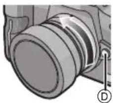 PANASONIC Lumix HF008E - ■ Retrait de l'objectif - 1