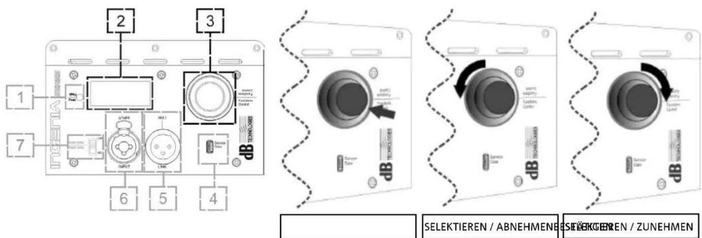 DB Technologies Ingenia IG2T - AUFRUF DES MENÜS - 1
