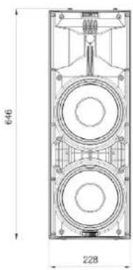 DB Technologies Ingenia IG2T - ABMESSUNGEN - 1