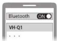 VOX VHQ1 - ■ Registering (pairing) this unit with a device - 1