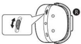 Diagram showing a device with a labeled component and directional arrow indicating rotation or movement.