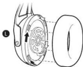 VOX VHQ1 - ■ Remplacement des coussinets - 1