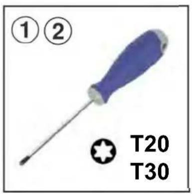 ALPINE SPC106CRA2 - Required tools / benötigte Werkzeuge / Outil requis - 1