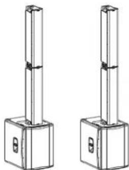 DB Technologies Ingenia IG4T - INSTALLATION ON SUBWOOFER WITH POLE - 2