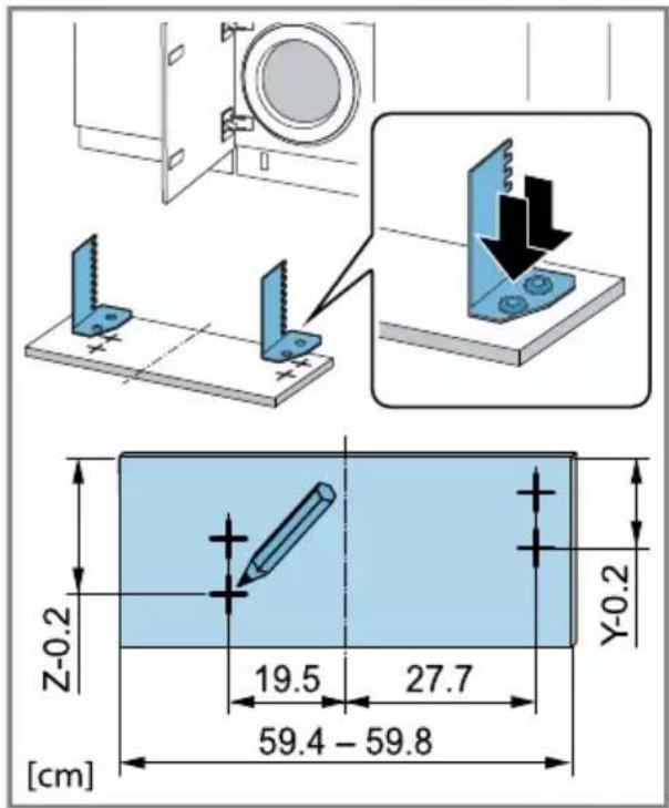 SIEMENS iQ500 WI12W348FF - Installer le bandeau du socle - 2