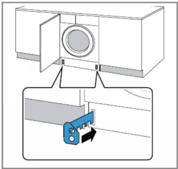 SIEMENS iQ500 WI12W348FF - Installer le bandeau du socle - 1