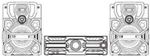PANASONIC SCAKX710E - Placering af højttalerne - 1