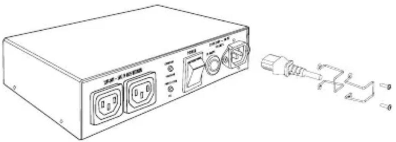 Furman AC210 AE - POWER CORD INLET SECURITY CLAMP - 1