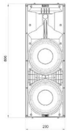 DB Technologies Ingenia IG3T - ABMESSUNGEN - 1