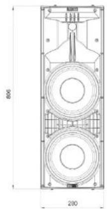 DB Technologies Ingenia IG3T - DIMENSIONES - 1