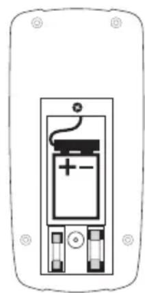 VOLTCRAFT VC125 - Proceed as follows to insert or change the batteries: - 2