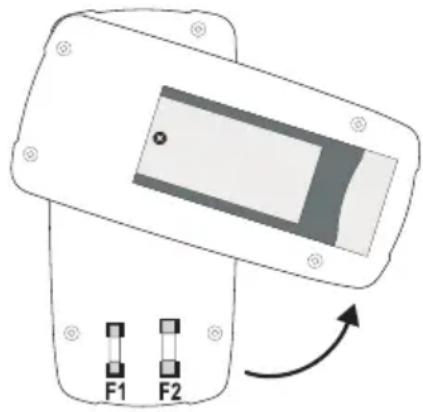 VOLTCRAFT VC125 - d) Vervangen van zekeringen - 3