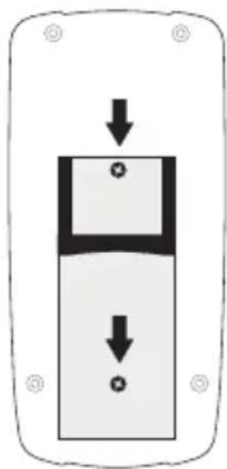 VOLTCRAFT VC125 - Proceed as follows to insert or change the batteries: - 1