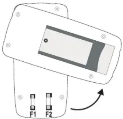 VOLTCRAFT VC125 - D) Replacement des fusibles - 3