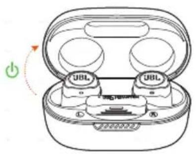 JBL Quantum Air TWS - POWER ON & CONNECT VIA BLUETOOTH - 2