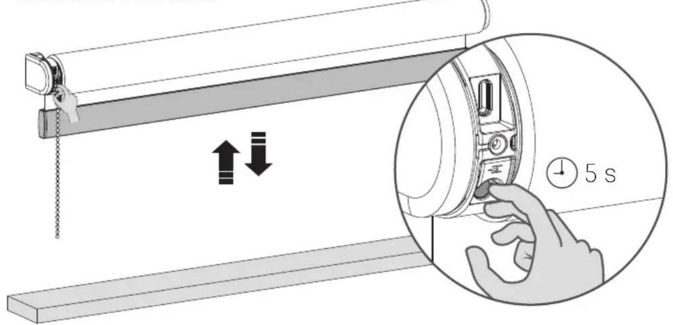 EVE MotionBlinds CM03E - Deaktivering af programfunktion - 2