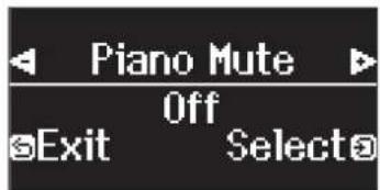 ROLAND GP9M - Arrêt des mouvements et du son de la fonction Moving Key pour la partition de piano - 1