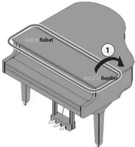 ROLAND GP9M - Installation du pupitre - 1