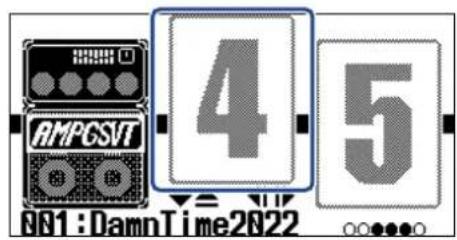 ZOOM B2 FOUR - Réglage des effets à pédale - 2