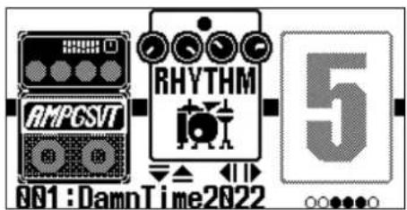 ZOOM B2 FOUR - Pressez (MEMORY/EFFECT) - 1