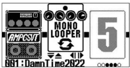 ZOOM B2 FOUR - Pressez (MEMORY/EFFECT) - 1