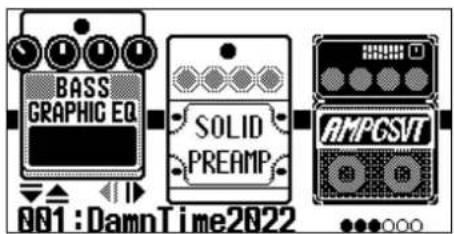 ZOOM B2 FOUR - Pressez (MENORY/EFFECT) - 1