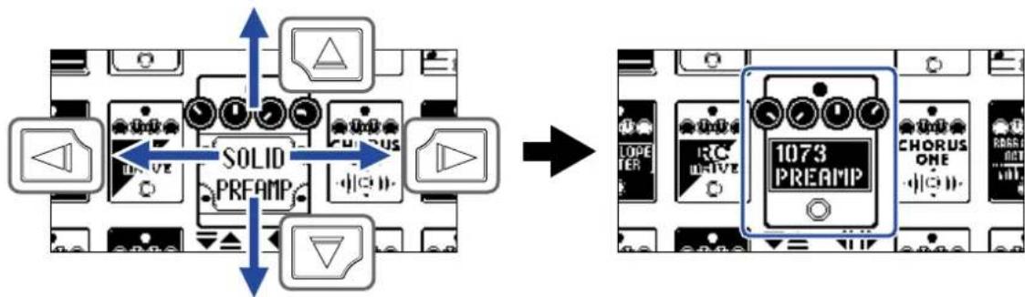 ZOOM B2 FOUR - Remplacement d'effets - 3