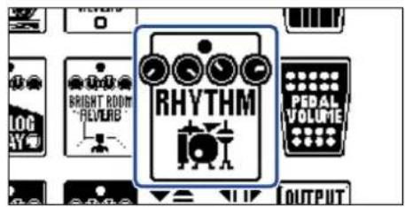 ZOOM B2 FOUR - Réglage de l'effet rythme (RHYTHM) - 3