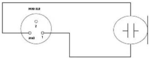 LD Systems U508 BPHH2 - BELTPACK MINI-XLR PIN ASSIGNMENT - 2