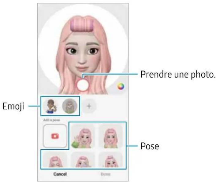 SAMSUNG Galaxy S23 Ultra - Créer votre profil de contact avec un AR emoji - 1