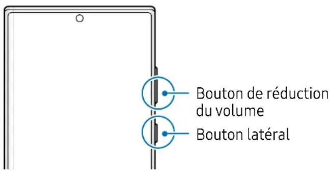 SAMSUNG Galaxy S23 Ultra - Allumer et éteindre l'appareil - 2
