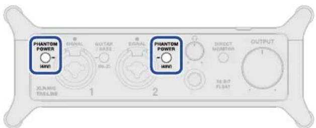 PHANTOM POWER MWV XLMNG TRLNNE 1 2 GOUTAGE BASE HU-25 PHANTOM POWER MWV DIRECT MOUNTAIN 30 BIT FLOAT OUTPUT 1