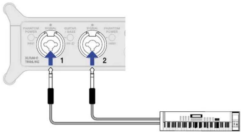 PHANTOM POWER Signal BASS PH-2 PHANTOM POWER 1 2 XLP-0 TRELL-KE