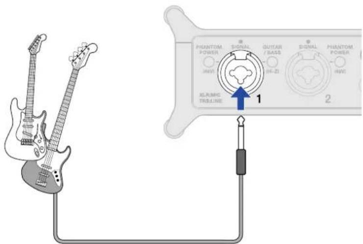 PHANTOM POWER SIGNAL GUITAR / BASS SIGNAL PHANTOM POWER HIVI XLI/MIC TRISLINE 1 2