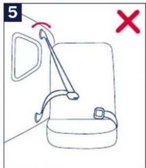 Nuna Royl - Vehicle Belts that CANNOT Be Used - 4
