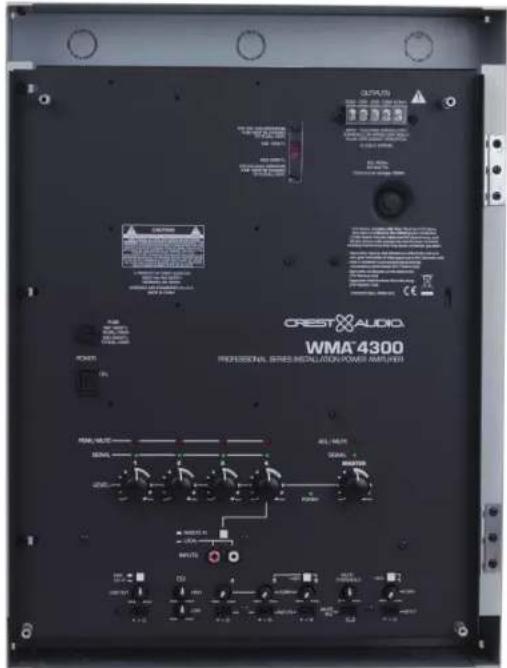 PEAVEY WMA 4300 - Installation du châssis : - 1