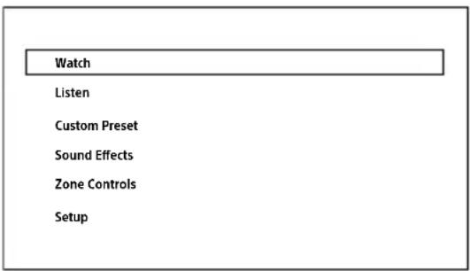 Watch Listen Custom Preset Sound Effects Zone Controls Setup