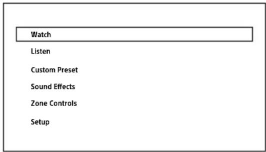 Watch Listen Custom Preset Sound Effects Zone Controls Setup