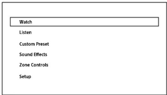 Watch Listen Custom Preset Sound Effects Zone Controls Setup