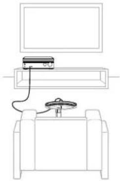 SONY STRAZ1000ES - Place the mic stand at your listening position and set the calibration microphone on the mic stand. - 1