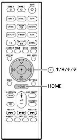 SONY STRAZ1000ES - Modification des réglages - 1