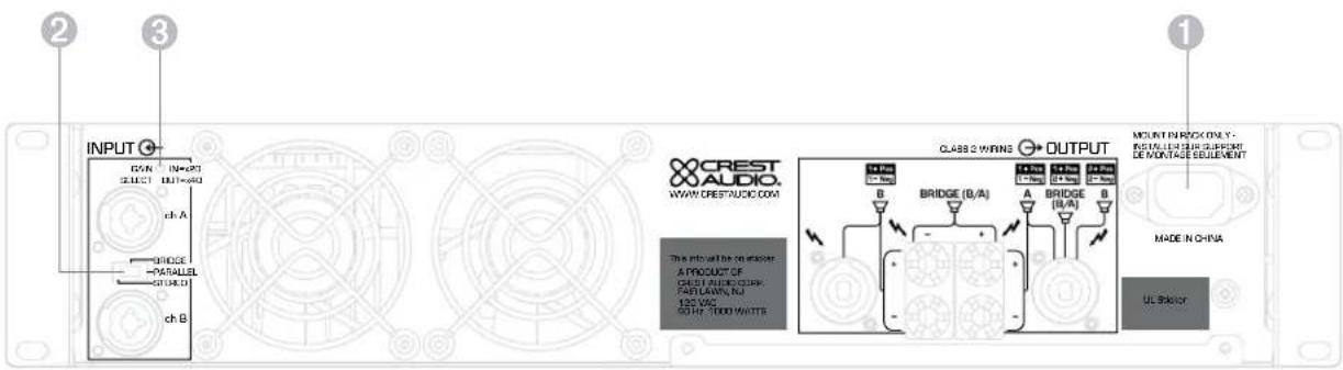 INPUT G/N IN=90 SELECT OUT=40 ch A BRIDGE PARALLEL STURD ch B CLASS 2 WINS OUTPUT B RIDGE (B/A) A BRIDGE (B/A) B This is not available for any other A PROCUT OF CREST AUDIO CORP. FAST LAWN, RJ 135 VAC 90 HV, 2000 WTRS MOUNT IN BOX ONLY. FOR ALL SEUR SUPPORT DE MONTAGE SELIEVENT MADE IN CHINA UL Breaker