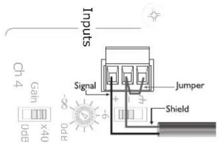 PEAVEY CM 2208 - Input Connections - 2