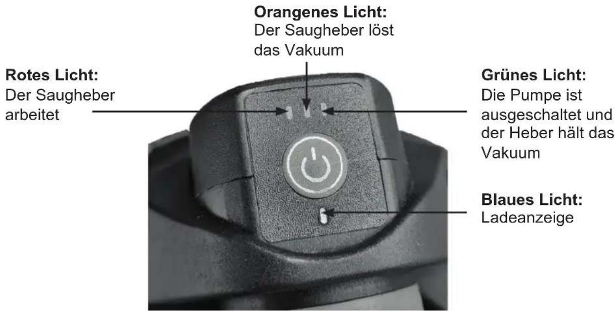 Berger & Schröter 60823 - Achtung: Bevor Sie den Saugheber ablösen, sollte die Luft vollständig abgepumt und der Saugheber ausgeschaltet sein. - 1