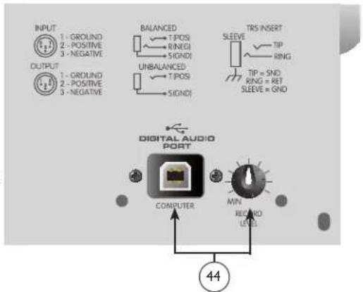 PEAVEY PV 20 USB - USB port and USB Record Level Control - 1