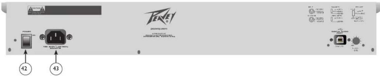 PEAVEY PV 20 USB - Painel traseiro - 1