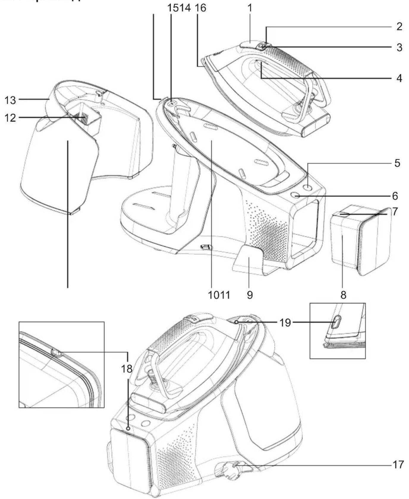 BEKO SGA 9130 B - Вашата пегла со генератор за пареа - 1